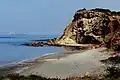 A rock in the Olga Beach Nature Reserve