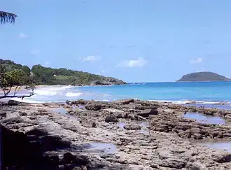 Clugny Beach at Sainte-Rose