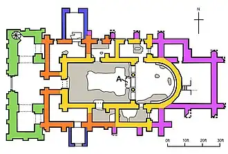 ground plan of the church