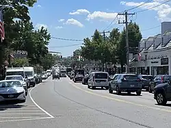 Plandome Road in Manhasset's downtown area