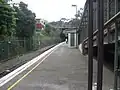 Eastbound view from Platform 2, October 2005