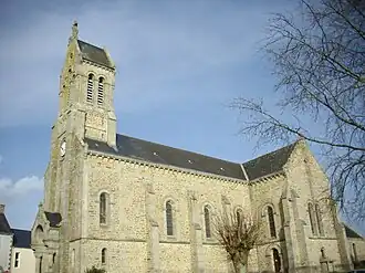 The church in Plaudren