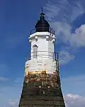 The newly-rebuilt and restored lighthouse in 2017