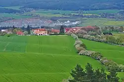 View from the west