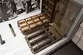box of 100&nbsp;mm Polish artillery shells