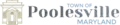 Official logo of Poolesville, Maryland