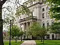 Porter County Courthouse; Second Empire/Neoclassical, 1885/1934