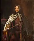 George II in coronation robes, 1727