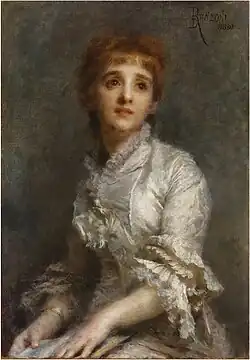 Portrait of Mrs. Pisani Dossi (1880)
