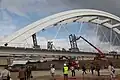 Construction of the New Žeželj Bridge in 2016