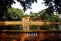 Carp pond on the grounds of the palace