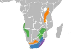 Map of range