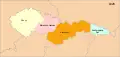 Moravia as part of Moravia-Silesia within Czechoslovakia between 1928–1938