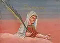Prydentia or Prudentia (Prudence), from the Vivian Bible.
