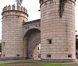 Palmas Gate, exterior facade