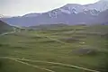 Traversing paths in the meadows.