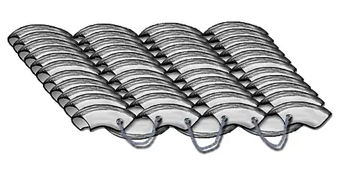 Quarter tire mat