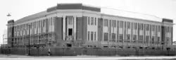 Block A under construction, 1940