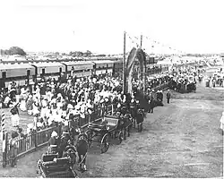 The station in 1894