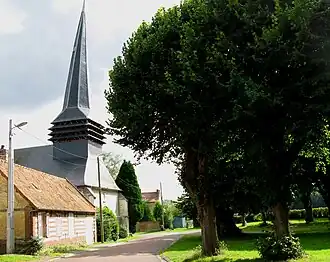 The church in Quevauvillers