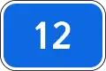 6.13 Kilometer sign