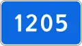 Kilometer sign