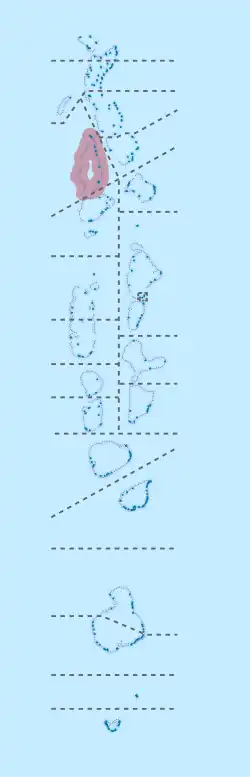 Location of Raa in Maldives