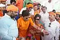 Arun Pathak attempt suicide protest by cutting his veins