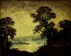 Moonlight, Indian Encampment, 1885–1890, Smithsonian American Art Museum