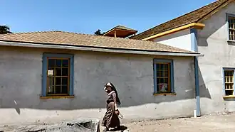 Dana Adobe and re-enactor, 2012