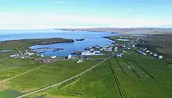 Raufarhöfn seen from the air