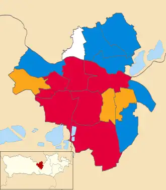2007 results map