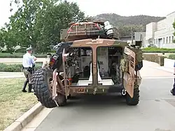 ASLAV-25 rear view