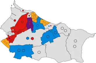 2019 results map