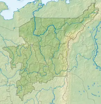 Research Range is located in Komi Republic