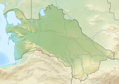 Ashgabat is located in Turkmenistan