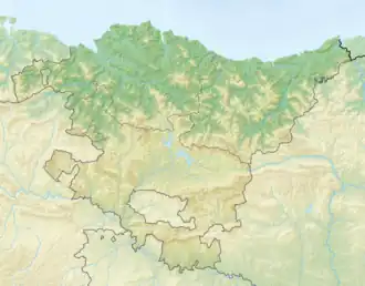 Praileaitz Cave is located in the Basque Country