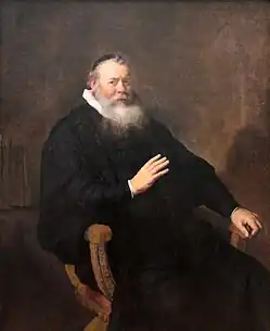 Rembrandt van Rijn, The Preacher Eleazar Swalmius, now in the Royal Museum of Fine Arts Antwerp