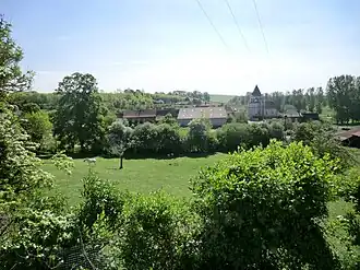 A general view of Remilly-Wirquin