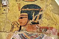Representation of the deified Amenhotep I. From Tomb TT359, Neues Museum, Berlin