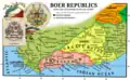 Fictional map of the country in 1890.