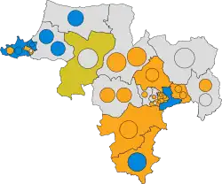 2003 results map