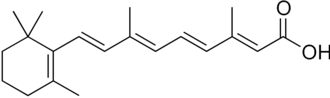 Skeletal structure of Retinoic acid