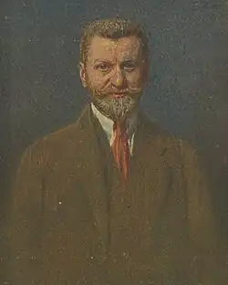 Painting of Stöhr by Tom von Dreger&nbsp;[de]