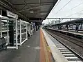Citybound view from platform 6 at Richmond