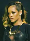 Rihanna with an undercut in 2013