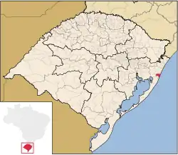 Location within Rio Grande do Sul