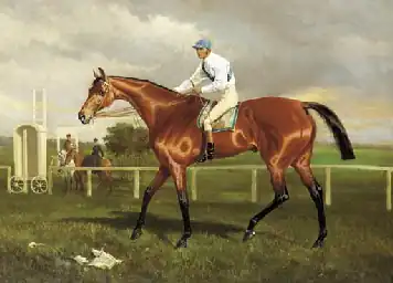 "Robert the Devil (horse)" (1881), one of the greatest racehorses of the 19th century, winner of the Grand Prix de Paris, the St-Leger and the 1881 Ascot Gold Cup