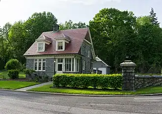 The estate's north gatehouse