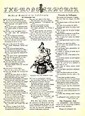 Cartoon by Lou Rogers, "Welding in the Missing Link." The Modern Woman, Judge, 24 August 1912.